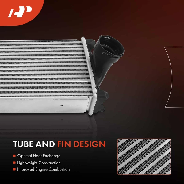 Left Intercooler Charge Air Cooler for Porsche 911 2001-2005 3.6L Turbocharged