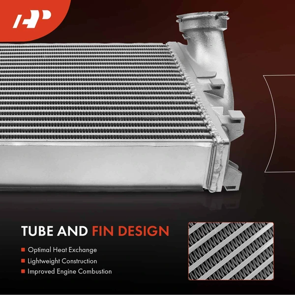 Left Intercooler Charge Air Cooler for Porsche Cayenne 2008-2016 3.0L 3.6L 4.8L