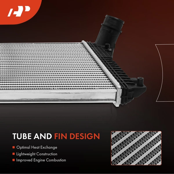 Front Intercooler Charge Air Cooler for Audi TT Quattro VW Passat Beetle 13-18
