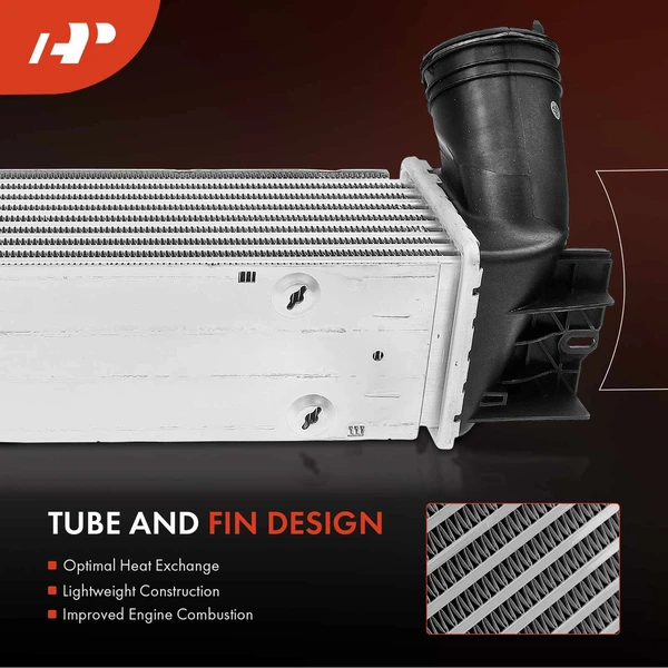 Front Intercooler Charge Air Cooler for BMW 335d 2009-2011 L6 3.0L Turbocharged