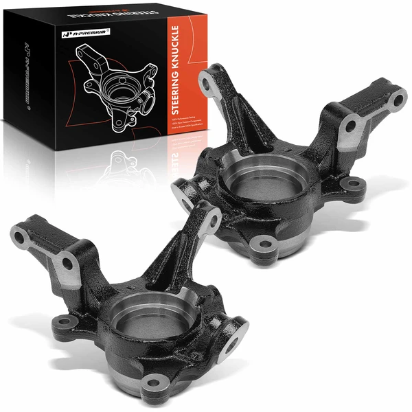 2 Pcs Front Steering Knuckle for 1995-1998 Nissan 200SX