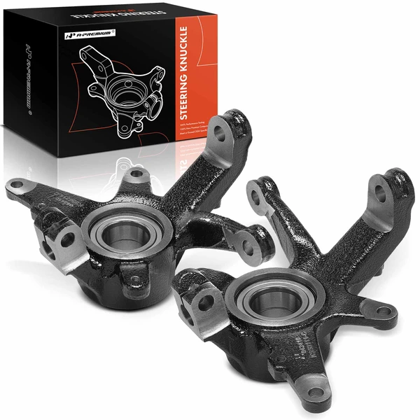 2 Pcs Front Steering Knuckle for Yamaha Grizzly 660 2003-2008