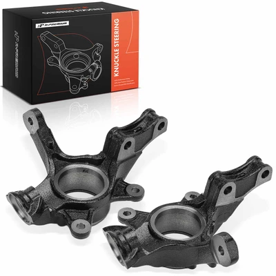 2 Pcs Front Driver & Passenger Steering Knuckle