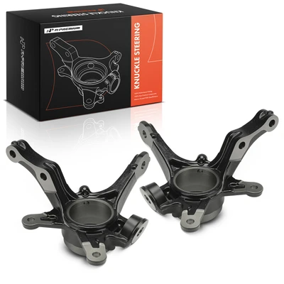 2 Pcs Front Driver & Passenger Steering Knuckle