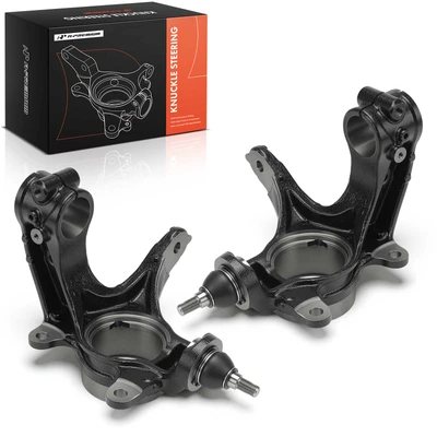 2 Pcs Front Driver & Passenger Steering Knuckle with Ball Joint