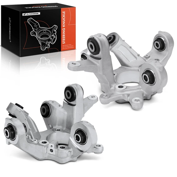 2 Pcs Front Steering Knuckle for 2013-2019 Ford Police Interceptor Utility