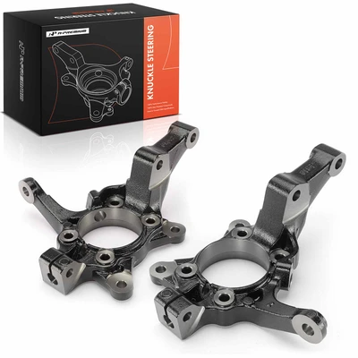 2 Pcs Front Steering Knuckle with ABS Hole