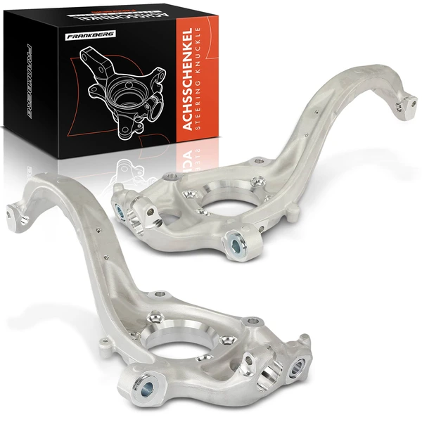 2 Pcs Front Steering Knuckles for 2013-2016 Audi A4 Quattro