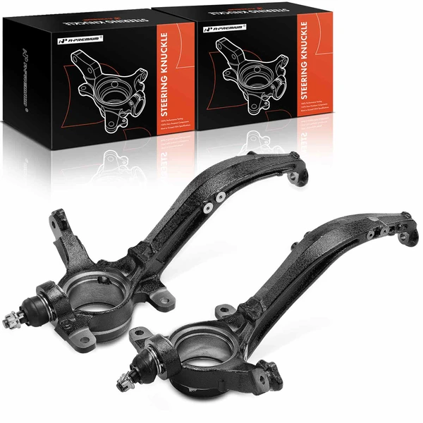 2 Pcs Front Steering Knuckle for Acura TSX 04-08 Honda Accord 03-07