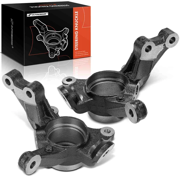 2 Pcs Front Steering Knuckle for Toyota Corolla 2003-2008 L4 1.8L Gas