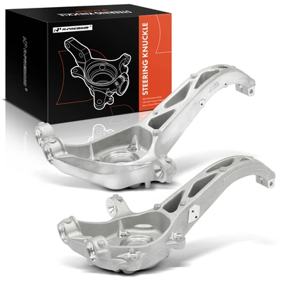 2 Pcs Front Driver & Passenger Steering Knuckle