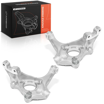 Pair Driver & Passenger Steering Knuckle
