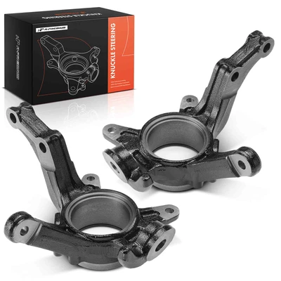 2 Pcs Front Driver & Passenger Steering Knuckle