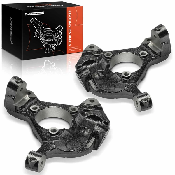 2 Pcs Front Steering Knuckle for 2007-2014 Chevrolet Silverado 1500