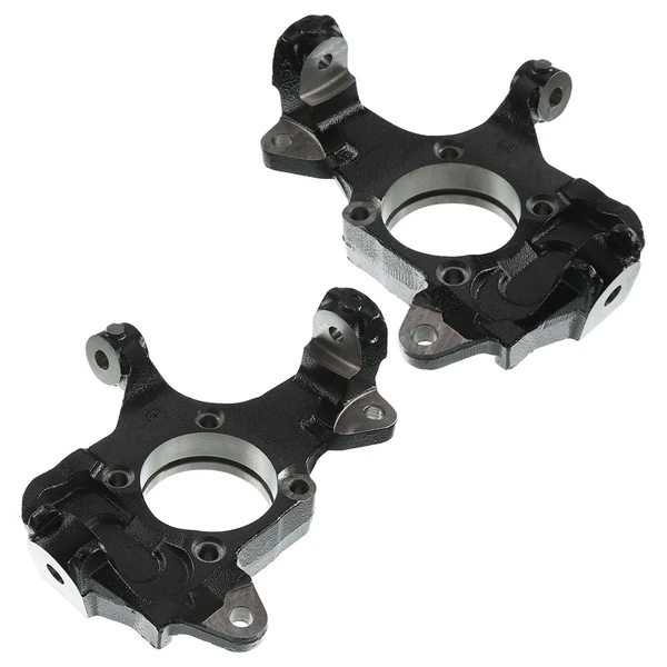 2 Pcs Front Steering Knuckle for 2005-2006 GMC Sierra 1500