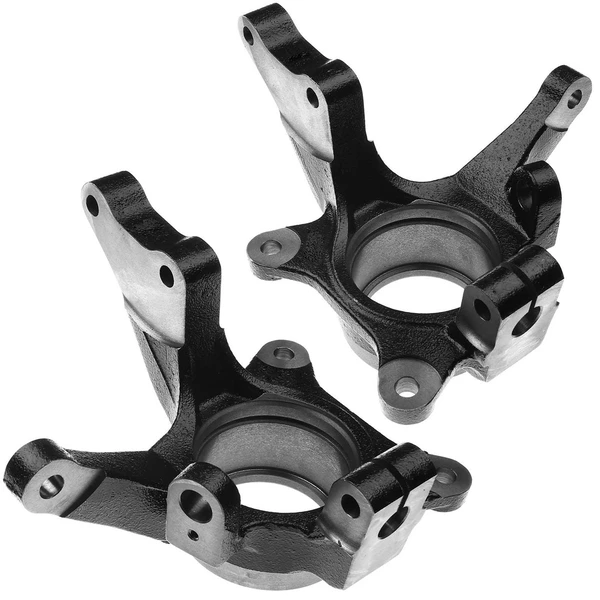 2 Pcs Front Steering Knuckle for Hyundai Santa Fe 2001-2004