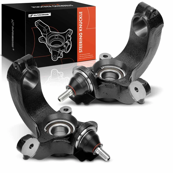 2 Pcs Front Steering Knuckle for 2004-2007 Saturn Ion