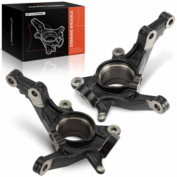 2 Pcs Front Steering Knuckle for Hyundai Accent 2012 2013