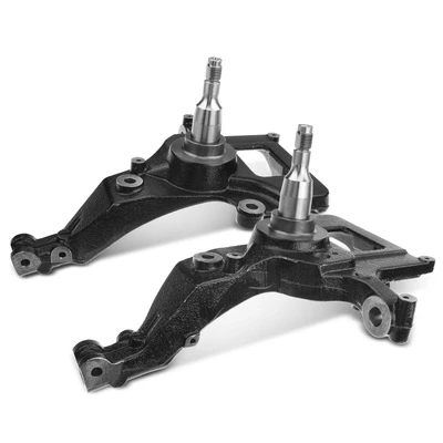 2 Pcs Front Steering Knuckle