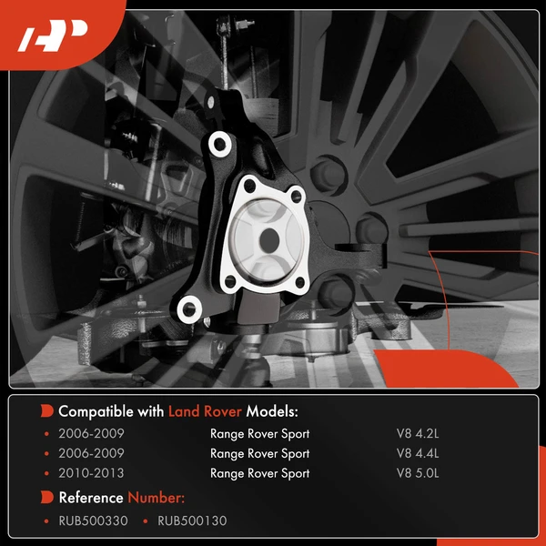 Front Driver Steering Knuckle for Land Rover Range Rover Sport 2006-2013