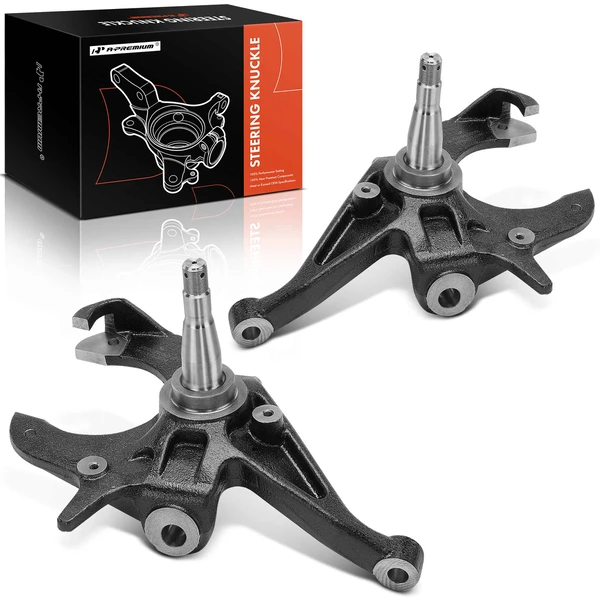 2 Pcs Drop Lowering Spindles Front Steering Knuckle for Chevy S10 GMC S15 Sonoma