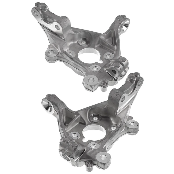 2 Pcs Front Steering Knuckle for Ford Fusion 13-19 Lincoln MKZ 13-16