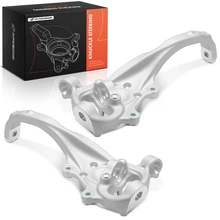 Pair Front Driver & Passenger Steering Knuckle for 2019-2023 Mercedes-Benz E450