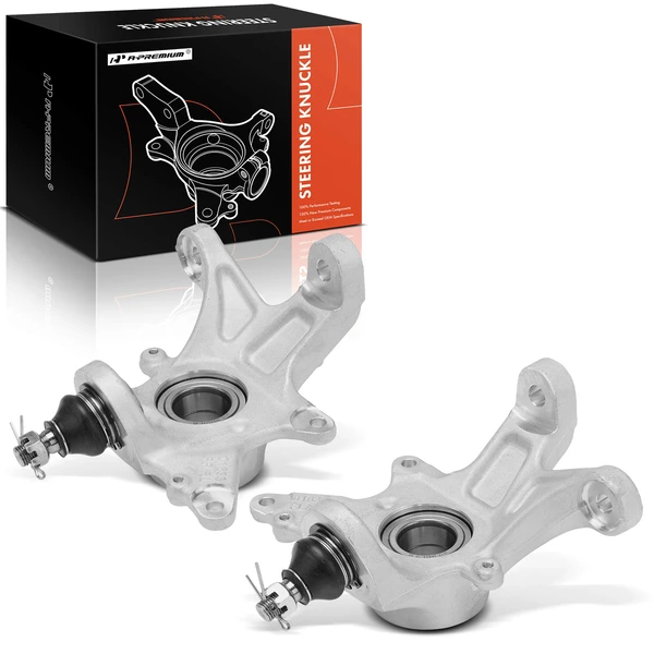 2 Pcs Front Steering Knuckle for 2012-2023 Yamaha Grizzly 700