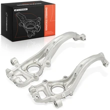 2 Pcs Front Driver & Passenger Steering Knuckle for 2017-2024 Audi Q7