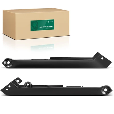 2 Pcs Driver & Passenger Steel Headlight Brackets