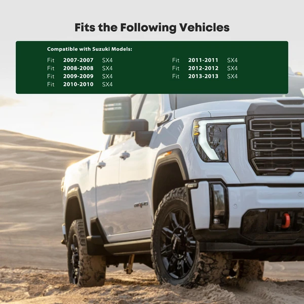 Driver Steel Headlight Bracket for Suzuki SX4 2007-2013 L4 2.0L