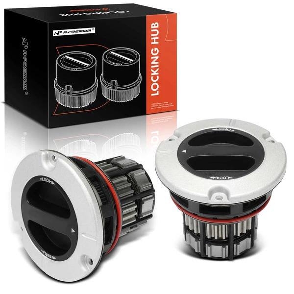 2 Pcs Front 4WD Manual Locking Hub for 2005-2020 Ford F-250 Super Duty