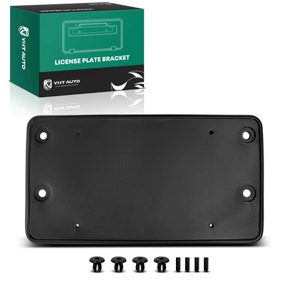 Front License Plate Bracket with Mounting Hardware