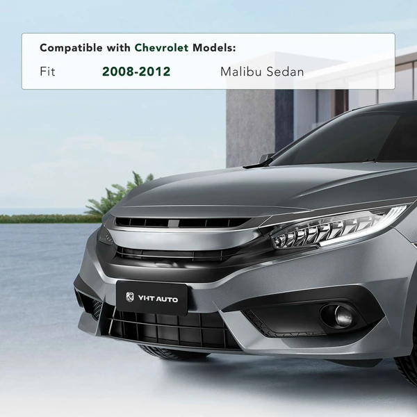 Front Bumper License Plate Bracket Holder for Chevrolet Malibu 2008-2012 Plastic