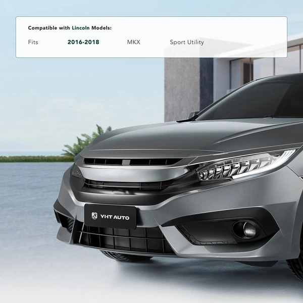 Front License Plate Bracket for Lincoln MKX 2016-2018 with Mounting Hardware