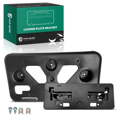 Front Black License Plate Bracket