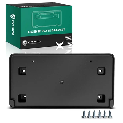 Front License Plate Bracket with Mounting Hardware