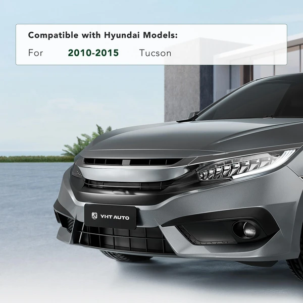 Front License Plate Bracket for Hyundai Tucson 2010-2015 PP Plastic