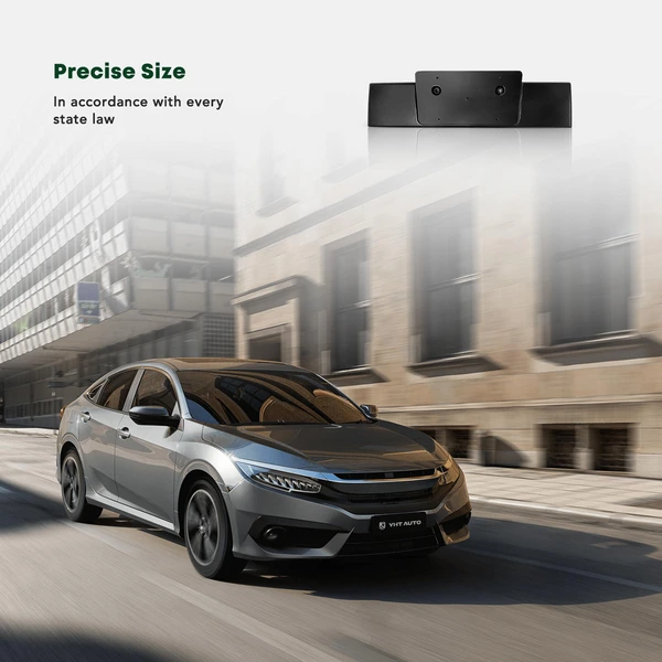 Front License Plate Bracket with Mounting Hardware for Audi A4 A4 Quattro S4 05-08