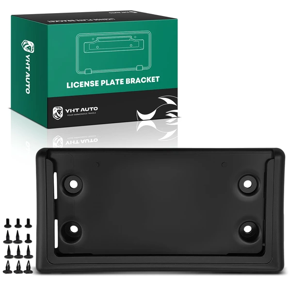 Front License Plate Bracket with Mounting Hardware for Chevy Trailblazer 2002-2009 GMC