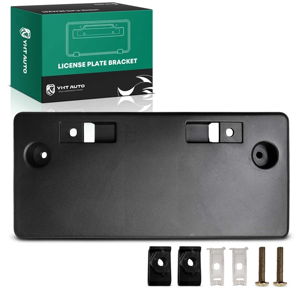 Front License Plate Bracket for Nissan Versa 2012-2014 with Mounting Hardware