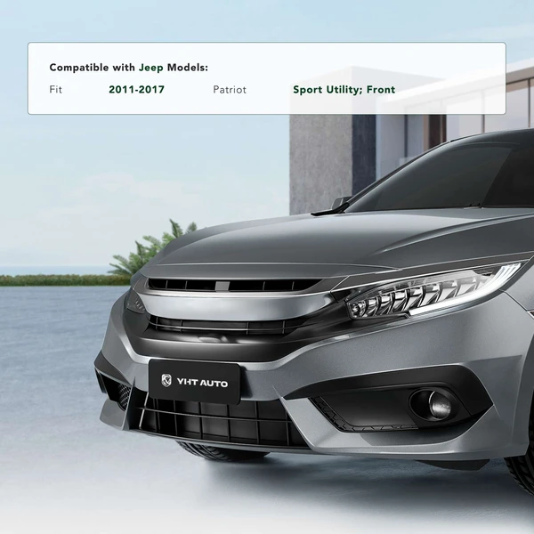 Front License Plate Frame Mounting Bracket Holder for 2011-2017 Jeep Patriot