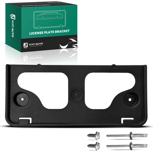 Front Plastic License Plate Bracket with Hardware for Ford Taurus 2010-2012