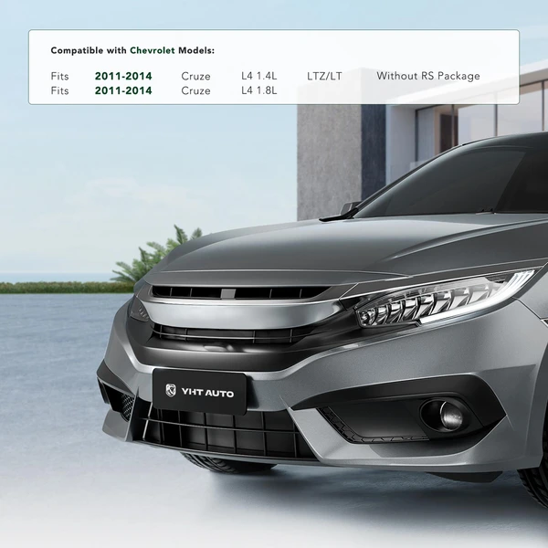 Front Black License Plate Bracket for Chevrolet Cruze 2011-2014 with Hardwares