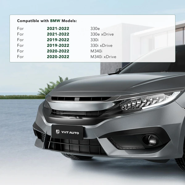 Front License Plate Bracket for BMW G20 F30 330e xDrive 330i M340i xDrive Sedan