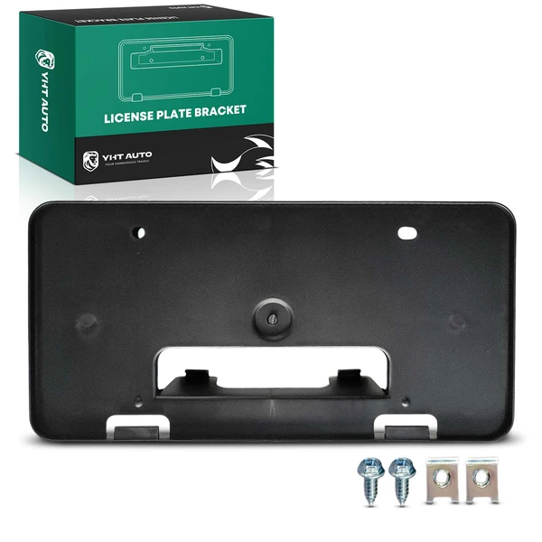 Front Plastic License Plate Bracket for Toyota Corolla 2012-2019 with Hardware