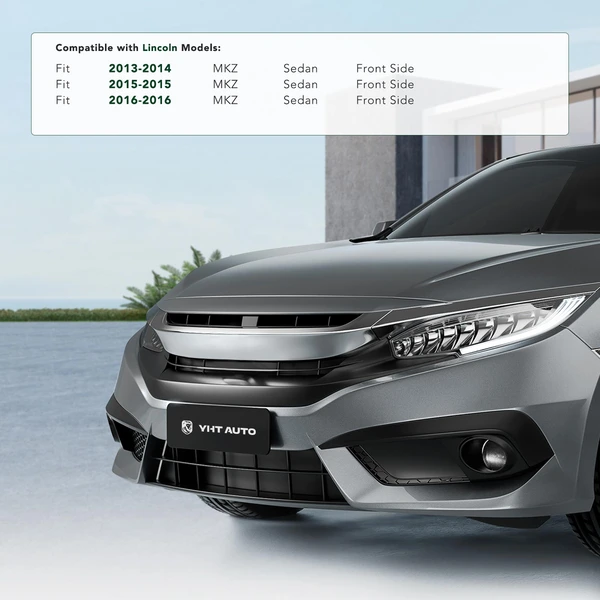 Front License Plate Bracket for Lincoln MKZ 2013-2016 with Hardware