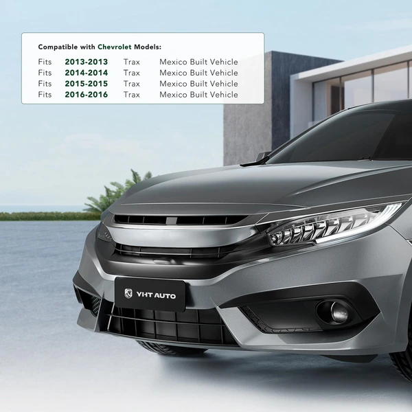 Front License Plate Bracket with Mounting Hardwares for Chevrolet Trax 2013-2016