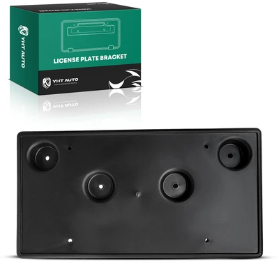 Front Black License Plate Bracket