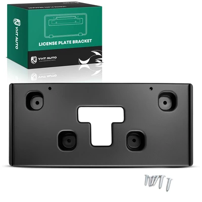 Front Black License Plate Bracket